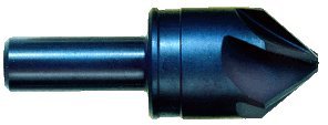 MA Ford 1" Dia. 90 Angle High Speed Steel 6-Flute Chatterless Countersink