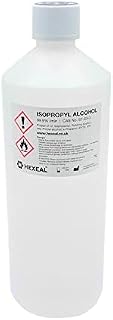 Hexeal 99.9% Isopropyl Alcohol 1L - 1L IPA for Sanitising & Cleaning | Removes Grime from Phones and Electronics, Powerful Degreaser and Cleaning Fluid