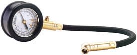 Draper Tyre Pressure Gauge with Flexible Hose | Handheld Dual Reading Gauge | Ca