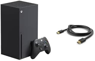 Next Gen Console Bundle - Xbox Series X 1TB + 8K Premium HDMI Cable - 4 feet- 48Gbps Hight Speed HDR for Gaming Console (Renewed) [video game]
