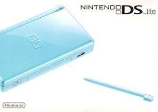 Nintendo DS Lite Console with Charger - Powder Blue (Renewed) [video game]