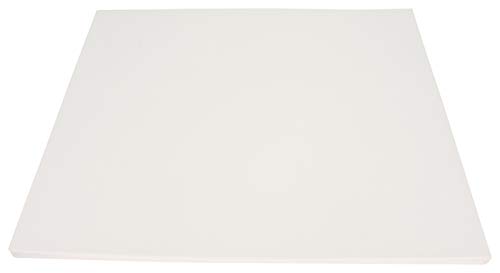 School Smart Railroad Poster Board Paper, 22 x 28 Inches, 6-Ply, White, Pack of 
