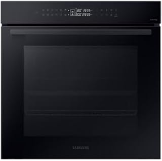 Samsung S4 NV7B42503AK/U4 Natural Steam Dual Cook Pyrolytic Oven - Black