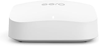 Amazon eero Pro 6E mesh wifi router - Supports internet plans up to 2.5 Gbps, Coverage up to 2,000 sq. ft., Connect 100+ devices, 1-pack