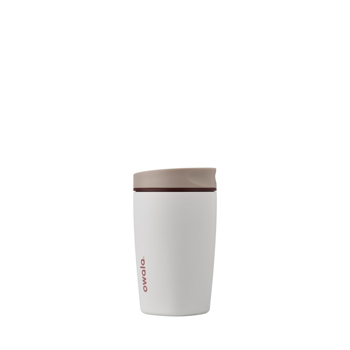 Owala SmoothSip Slider Insulated Stainless Steel Coffee Tumbler, Reusable Iced C