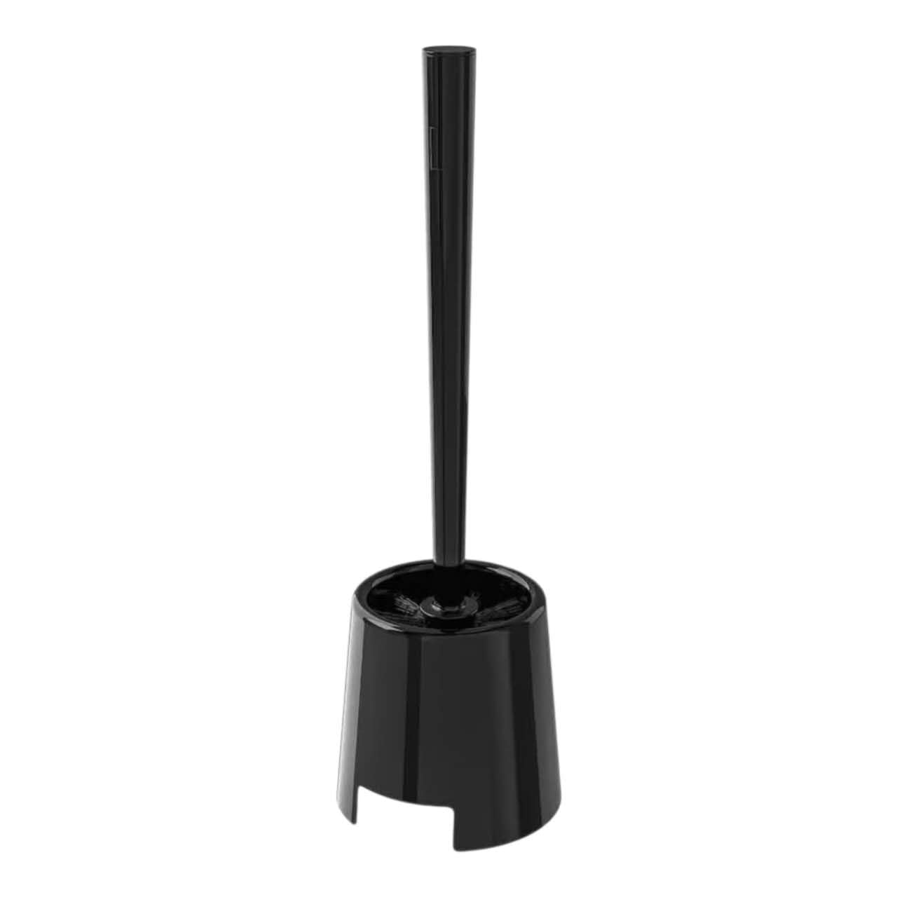 BOLMEN Toilet brush and holder, Black or White plastic with Strong Dense Bristle