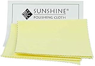 3 Sunshine Polishing Cloths for Sterling Silver, Gold, Brass and Copper Jewelry Polishing Cloth