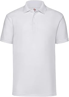 Fruit of the Loom Men's 65/35 Polo Shirt Short Sleeve Polo Shirts
