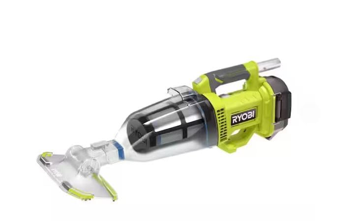 RYOBI ONE+ 18V Handheld Cordless Pool Vacuum Cleaner (Tool Only) with Floor Head