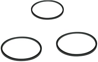 3X Belts Kit Set Ensemble de ceintures/Supplied: 1x Door Motor Belt + 2X Drive CD DVD Mechanism Loading Carousel Belts Compatible with Sony DISC Player