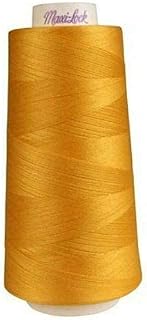 Cutex Maxi-Lock Serger Stretch Thread - 2000 Yard Cone - Pick Color-Gold-32072