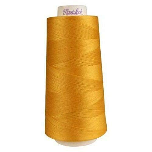 Cutex Maxi-Lock Serger Stretch Thread - 2000 Yard Cone - Pick Color-Gold-32072