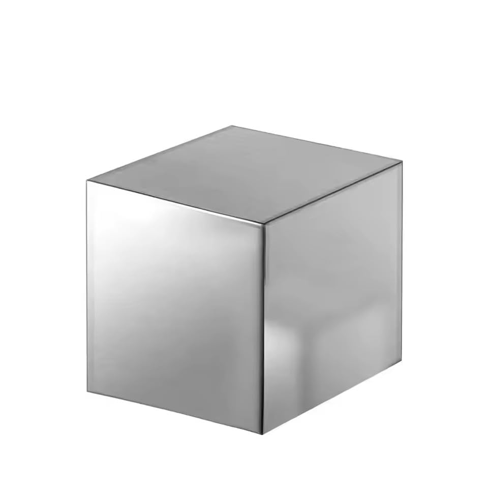 304 Stainless Steel Cube Solid Polished Glossy Cube Handmade DIY Material Tool P