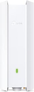Omada AX3000 Outdoor Wireless Access Point, w/ PoE Injector(EAP650-Outdoor) | Outdoor WiFi Extender Universal Compatile, Long Range, WiFi 6 Dual Band, IP68 Weatherproof, Mesh/Roaming/WPA3, Omada Managed