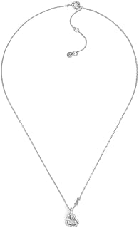Michael Kors Women's Silver Semi precious with spring ring closure Pendant necklace
