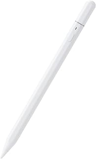 ELECOM Touch Pen 【Compatible with iPad 7/8/9/10, iPad Pro 11/12.9/13 inches, Air 3/4/5/11・13 inches, mini 5/6】 iPad-specific Pencil Fast Charging Palm Rejection Tilt Detection Connector Cover Fully