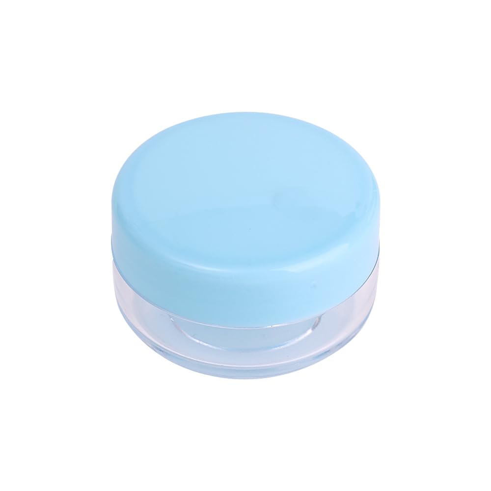 5 Pcs Portable Empty Refillable Skin Care Bottles Transparent Eye Shadow Face Cr