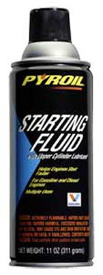 Pyroil 11OZ Starting Fluid (Pack of 12) - 8.28 pounds - Prevent Corrosion - Auto