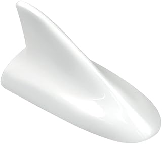 idain Auto Car Shark Fin Universal Roof Antenna Dummy Aerial for Decoration ONLY (White)