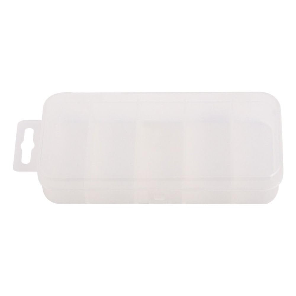 Multifunctional Plastic Fishing Bait Storage Box, 5 Compartments Waterproof Fish