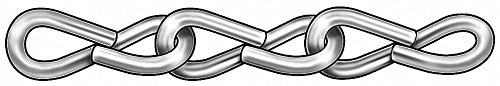 Jack Chain, Single, Zinc, Sz 16, 10 Lb, 100Ft