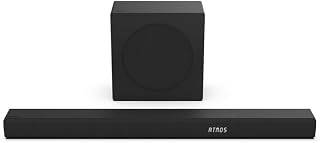 Hisense 3.1 Ch 380W Soundbar with Wireless Subwoofer and Dolby Atmos, 5-Speaker Array, 7 EQ Modes, HDMI eARC Port, Bluetooth, Surround Sound - R632