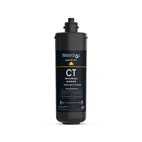 Waterdrop 10CT Water Filter, Replacement for Waterdrop TSA & TSB System | Reduce