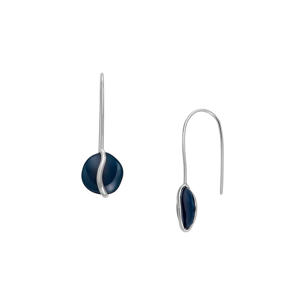 Skagen Skagen Agnethe Women's Stainless Steel or Semi-Precious Open Wire Earring