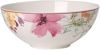 Villeroy & Boch Mariefleur Basic Serving Bowl, Premium Porcelain, White/Multicolour
