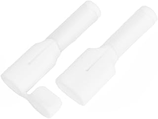 1 Set (2 Pcs) - Silicone Non-Slip Cord Saver, 3-in-1 Dustproof + Organizer + Protection, USB Wire Protector (Android, White)
