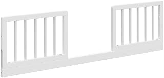 Graco Storkcraft Toddler Safety Guardrail Kit (Dowels), White | GREENGUARD Gold Certified, Converts Compatible Storkcraft &amp; Graco Crib to Toddler Bed, Kit Includes 2 Toddler Guardrails