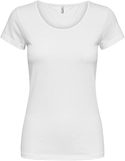 ONLY Women's Onllive Love Trendy Ss O-Neck Top Noos T-Shirt