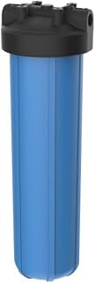 Pentair Pentek 150468 Big Blue 20" x 4.5" Filter Housing, NSF Certified | High-Flow Polypropylene Whole-House Housing, Holds 20-Inch Big Blue Cartridges, 3/4-Inch NPT Ports, 90 PSI Max