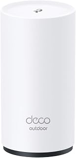 TP-Link Deco X20-OUTDOOR AX1800 Outdoor Mesh WiFi 6 Add-On Extender | Up to 2,200 sq.ft| 2 Gigabit PoE+ Ports, IP65 Weather Resistant| HomeShield| 3 Mounting Options| Secure by Design | 1-Pack