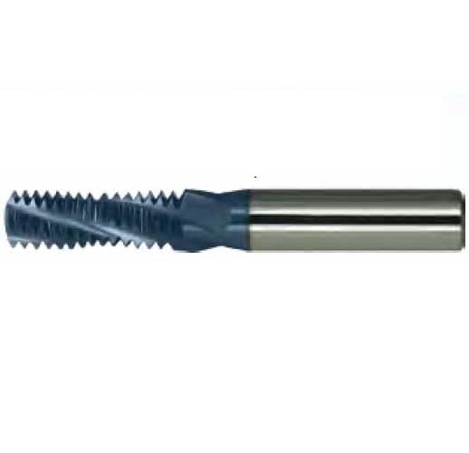 8-32 High-Performance Carbide CNC Multi-Pitch Helical Flute Threadmill-ALTiN
