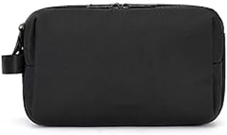 Waterproof Travel Toiletry Bag Wet Dry Separation Large Capacity Cosmetic Organizer for Women Grey Black Blue Pink, Black/White, Classic