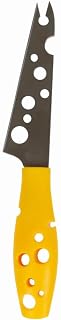 BOSKA - Cheese Knife, Half Soft and Semi-Hard Cheese, Stainless Steel, with Fork Tip, Yellow, 19.7 cm