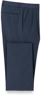 Paul Fredrick Men's Comfort Stretch Travel Pleated Pants