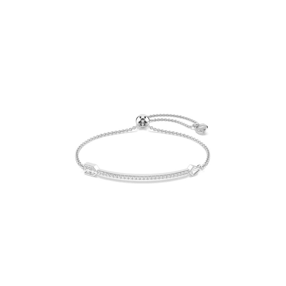 Swarovski Idyllia Collection, Mixed Cuts, Arrow, Blanc, Plaqué rhodium