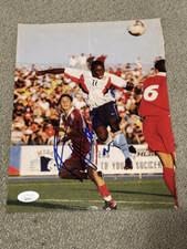 Freddy Adu Signed 8 X 10 Magazine Page w/JSA - Autographed Soccer Magazines
