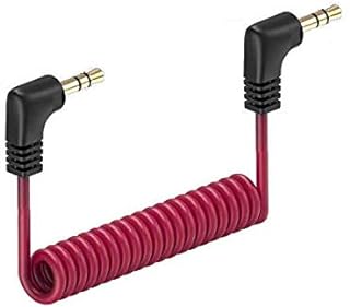 3.5mm TRS to TRS Camera Mic Patch Cable for Rode, Movo, Deity, Nikon, Canon | 3.5mm Audio Cable Short: Mic to Camera Patch Cable Cord for VideoMicro Wireless GO II, Movo, GoPro Pro with Mic Adapter, Etc