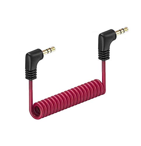 3.5mm TRS to TRS Camera Mic Patch Cable for Rode, Movo, Deity, Nikon, Canon | 3.