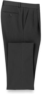 Paul Fredrick Men's Comfort Stretch Travel Pleated Pants