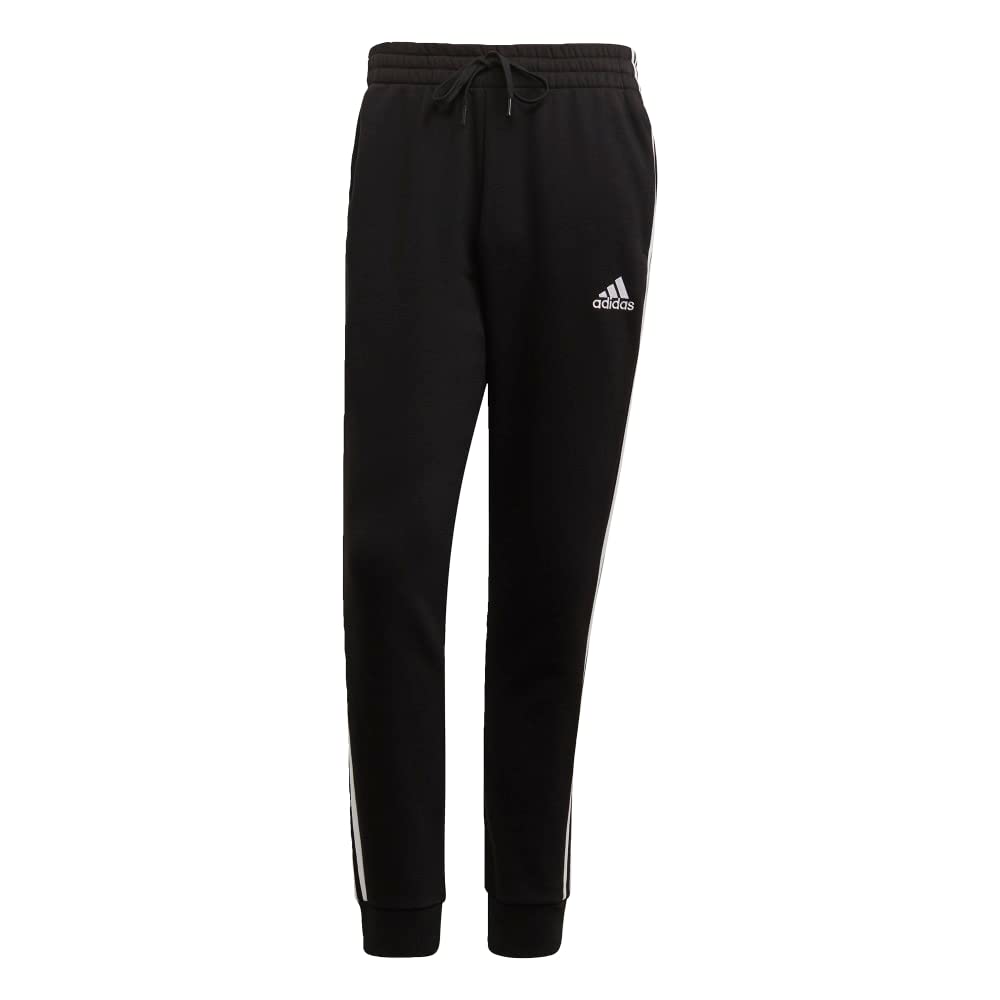 Adidas - Essentials French Terry Tapered Elastic Cuff 3-Stripes Men's Trousers