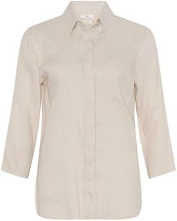 BRAX Style.Vicki Pure Linen Solid Blouses Women