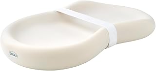 Keekaroo Peanut Changer Baby Vanilla – The Original - Easy-to-Clean Changing pad and The only Shell Over Foam, Fully Water Repellant, Wipeable Diaper pad, Wipe-Clean Changing pad