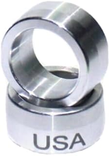 Sierra LLC USA Upgraded Hardened 6061-Billet Intermediate Shaft Bushings Steering Column Sleeve Aluminum Compatible With Dodge Ram 2003-2019 1500/2500/3500/4500/5500 5.9 6.7 G56 Cummins Made In USA