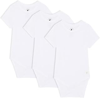 Bramble & Bear Baby Bodysuit Short/Long Sleeve Pack of 3/6 - Unisex Organic Cotton Baby Bodysuit for Babies from 0 to 3 Years
