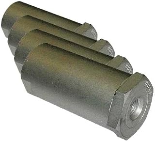 PneumaticPlus PP-9053V Hydraulic in-Line Filter 3/8" NPT, Viton Seal, 10 Micron, Up to 3,000 PSI (Pack of 4)