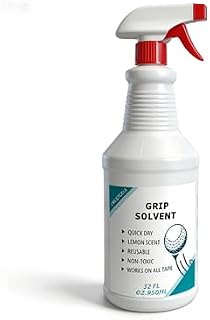 Crestgolf Lemon Scent Golf Grip Solvent for Regripping Golf Clubs and Grip Repair - Solution - Non-Toxic, Not Flammable and Non-Irritation 150/850 ml